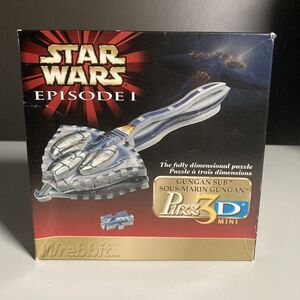 Star Wars Episode 1 Gungan Sub 3D Puzzle • Vintage 1999 • NEW In Box